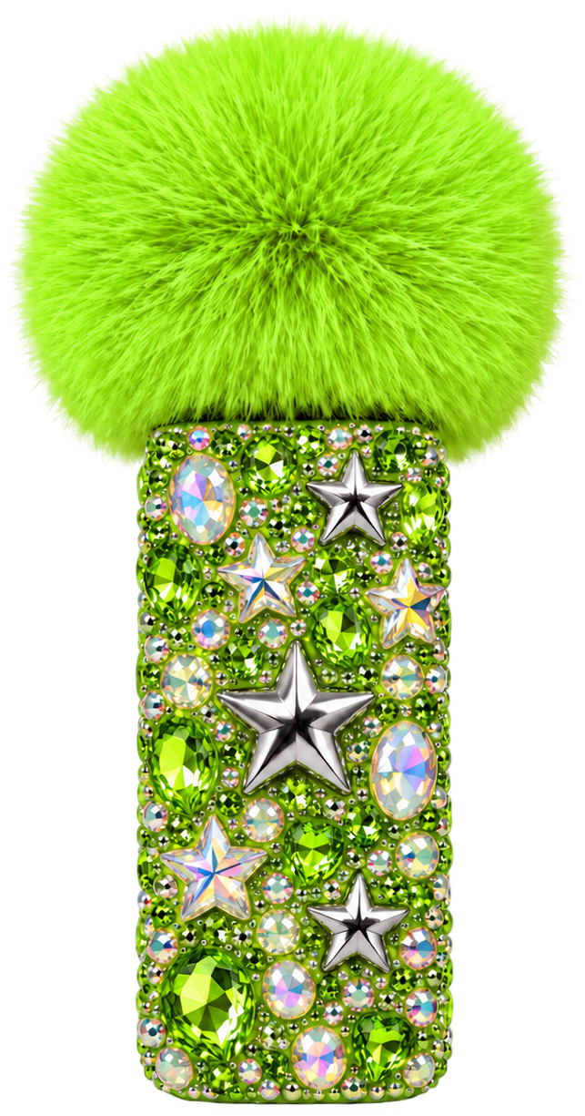 Lime green star MoodiMic